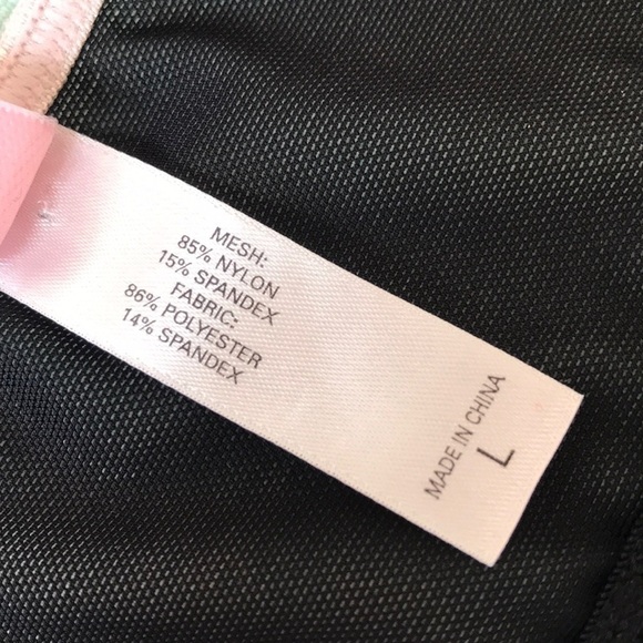 Victoria’s Secret Black Sheer Mesh Tie Front Babydoll Lingerie - Picture 7 of 9